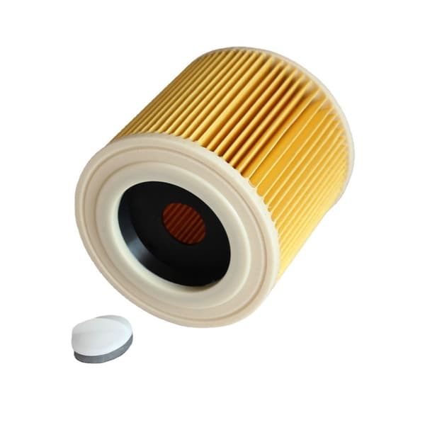 Velegnet til Karcher WD2 WD3 MV2 MV3 - studiestøvsugerfilter med filterpatron