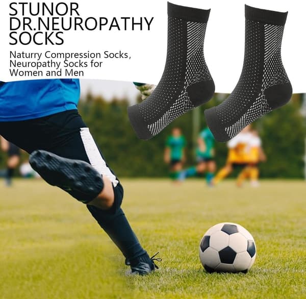 par - Elastiske kompressionsstrømper - Kompressionsstrømper - Trykstrømper - Sportsstrømper - Trykreducerende strømper - Sort
