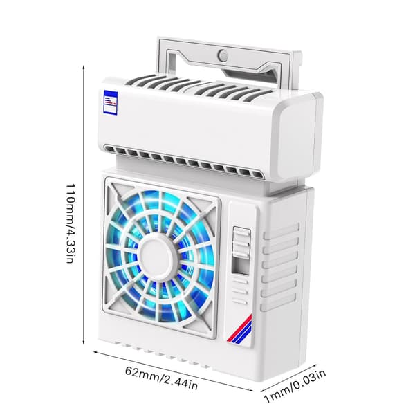 Mobiltelefonkøler, telefonkøler, mobiltelefonkøler plus letvægtskøling, termisk køleventilator