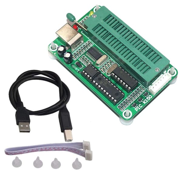 USB Automatisk Programmering K150 ICSP PIC Utveckla Mikrokontroller Programmerare + Kabel