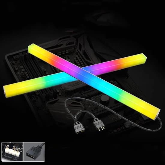 30 cm ARGB LED-strip til PC-kabinet - 5V 3Pin/4Pin RGB-belysning til gaming computer tilbehør