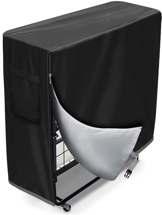 Fällbart sängöverdrag - vattentätt - 1 stycke - 99 x 38 x 114 cm