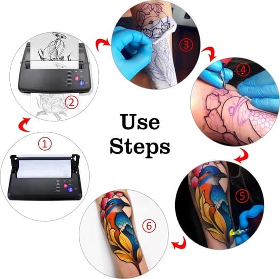 Tatoveringsstencilprinter – Tatoveringsprinter – Termisk printer – Inkluderer overføringspapir