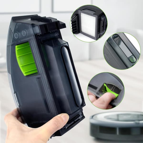 Støvbeholder til Roomba E/I-serien I7 E5 E6 I1 I3 I4 I6 I8 støvsuger
