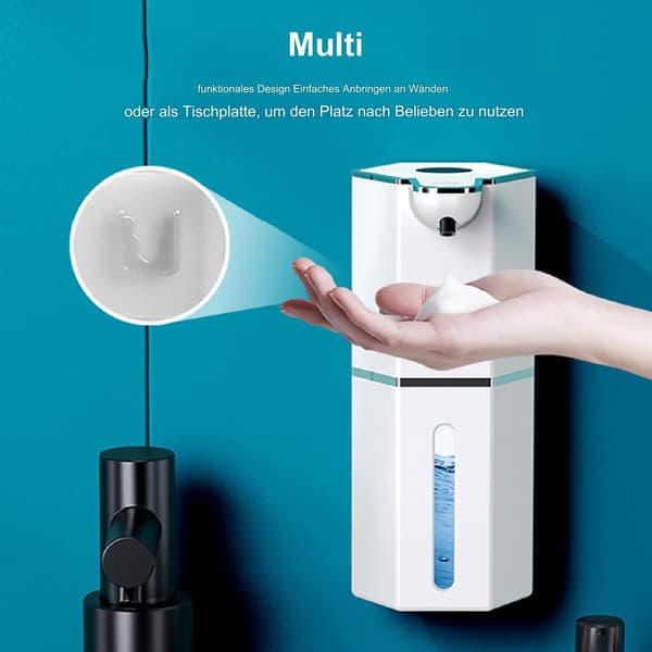 Automatisk sæbedispenser | Automatisk badeværelsessæbedispenser - 360 ml flydende sæbedispenser med sensor til hjemmebrug