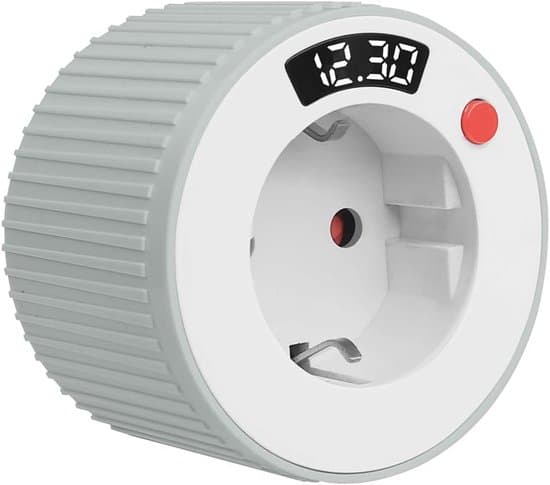 Digital Timer - Nedtællingstimerkontakt - Energibesparende - Justerbar 15 minutter til 24 timer - EU-stik - Hvid