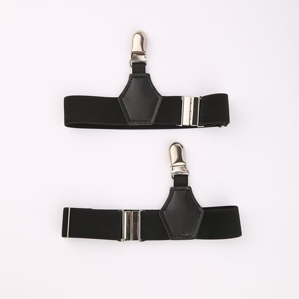 Herrstrumpor, justerbara, 2-pack, robusta klämmband