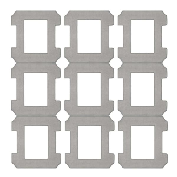 Velegnet til tilbehør til Ecovacs/W1/W1Pro vinduespudserrobotter - moppeklude - 9 moppeklude