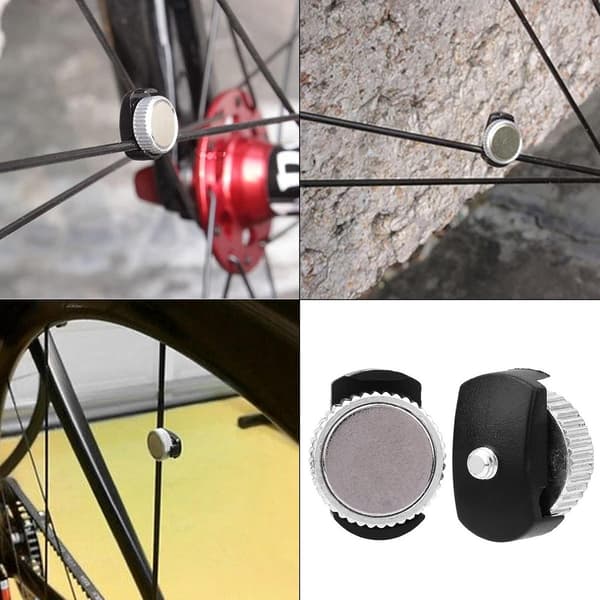 2 stk. universal cykelcomputermagnet til kilometertællersensor