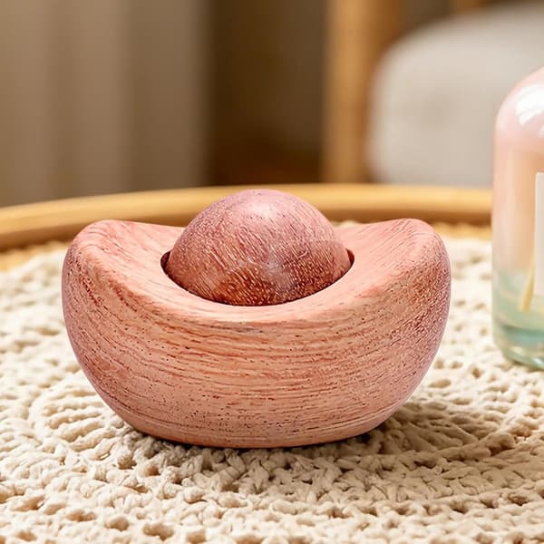 Træbil diffuser - Bilduftfrisker - Bilinteriør - Flameless diffusion - 35 g - Træfarve