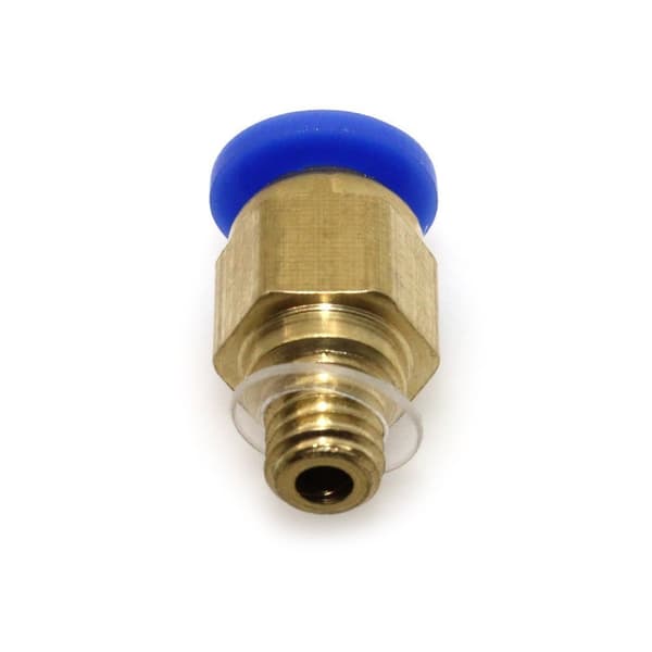 10 stk. PC4-M6 4mm gevind M4 lige stik til 3D-printer