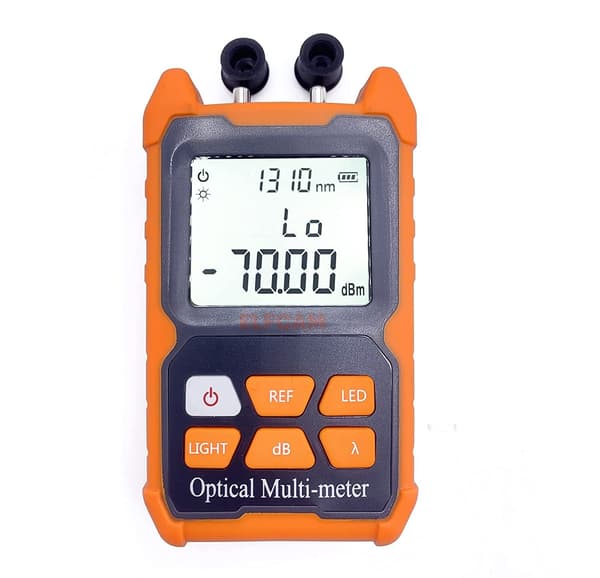 Unikt E-200 bærbart optisk multimeter, fotometer med VFL, testområde: -70 dBm til +6 dBm