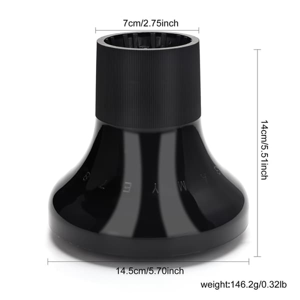 Diffuser til hårtørrer - Hårtørrer diffuser til krøller - Universal hårtørrer diffuser - Velegnet til hårstyling - 146g