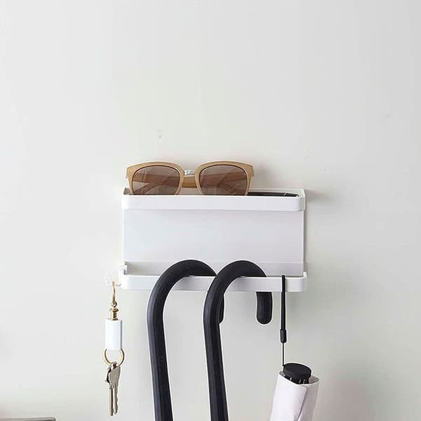 Sort magnetisk hylde - Praktisk organizer