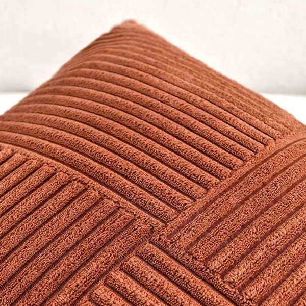 Sæt med 2 fløjls pudebetræk - moderne - 60 x 60