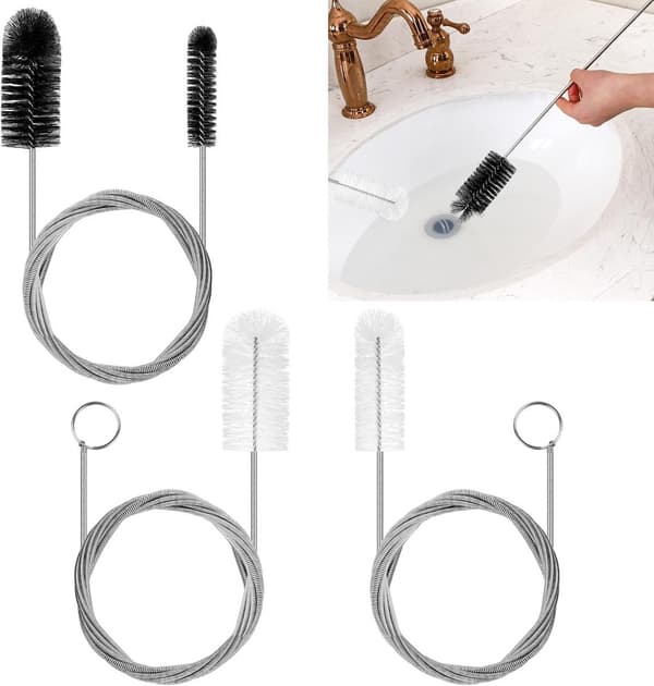 Extra lång flexibel avloppsrensare (200 cm) för avlopp och vattenlås