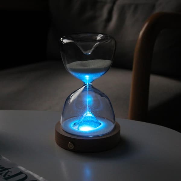 15-minutters lysende timeglas + 7 farver + 3 tilstande