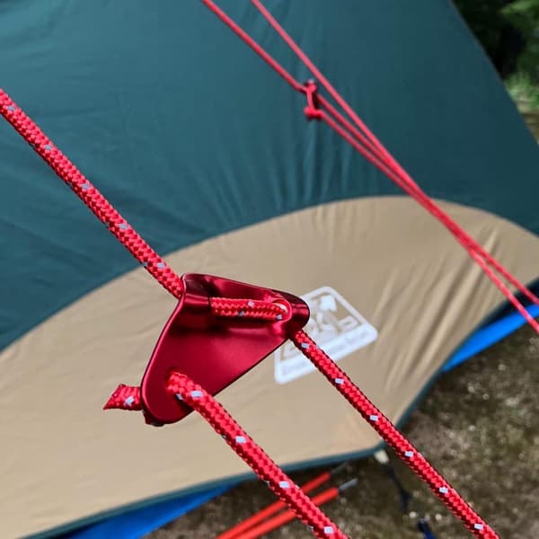 Kabelstrammere - Bardunstrammere - Teltopsætning - Aluminiumslegering - 12 Stykker - Blå