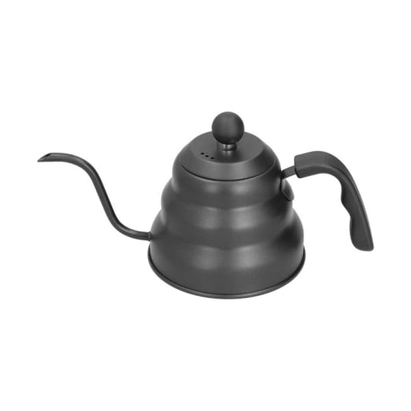Kaffemaskine i rustfrit stål med lang tud til perfekt brygning