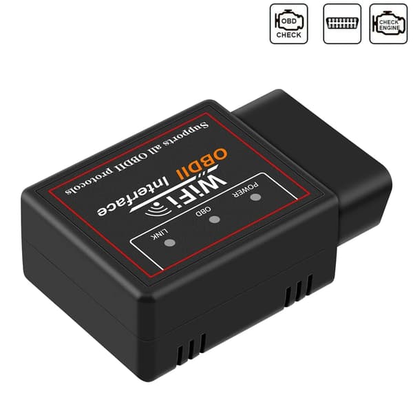 V1.5 Bluetooth WiFi Bilscanner OBDII Diagnostisk Værktøj Kodelæser PIC18F25K80 Chip til Android iOS Windows