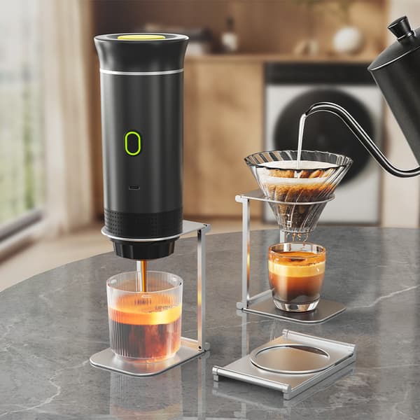 Sammenklappeligt espressomaskine-stativ i aluminium – tilbehør til espressomaskiner