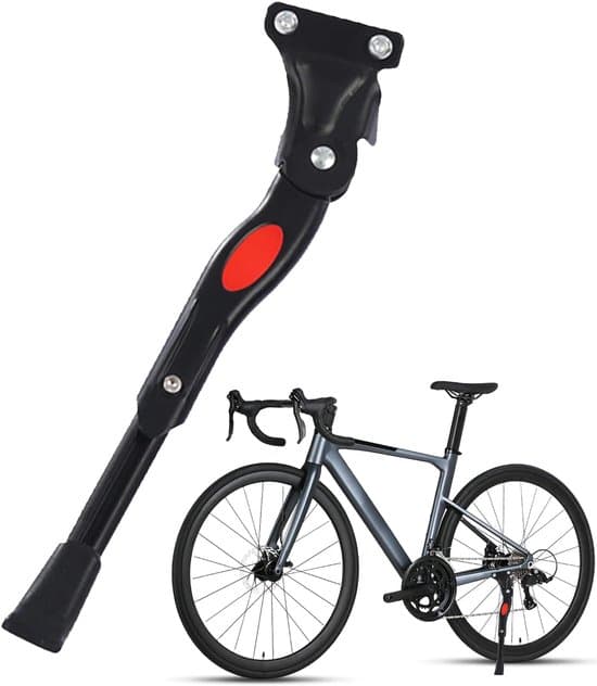 Vikbart cykelställ - Mountainbikestöd - Stabilisator - Halkfritt grepp - Justerbart - Svart