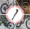 Vikbart cykelställ - Mountainbikestöd - Stabilisator - Halkfritt grepp - Justerbart - Svart