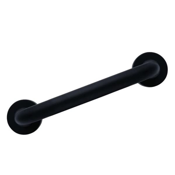 30 cm gribestang, sort aluminium