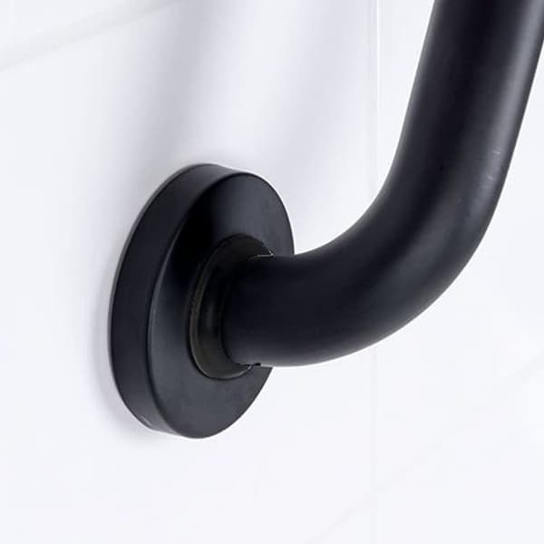 30 cm gribestang, sort aluminium