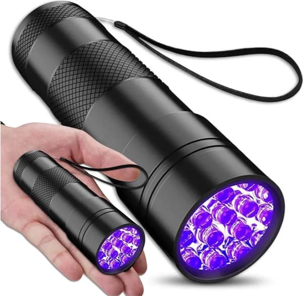 UV LED -taskulamppu, 395 nanometriä