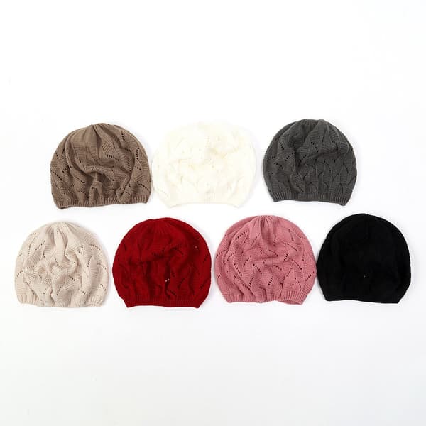 Klassisk fransk baret til damer, elegant efterårs-/vinterhat, omkreds 58 cm. Camel