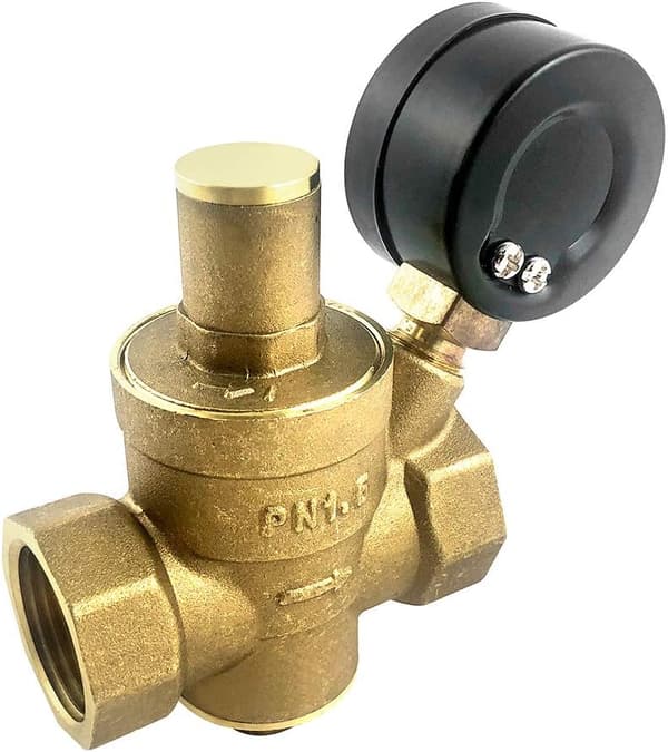 DN20 mässing vatten tryckregulator med justerbar tryckreduceringsventil