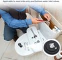 6 stk. toiletskylsforsegling, toiletskylsforseglingsringe, sidemembranpakninger til vedligeholdelse af toiletskyl