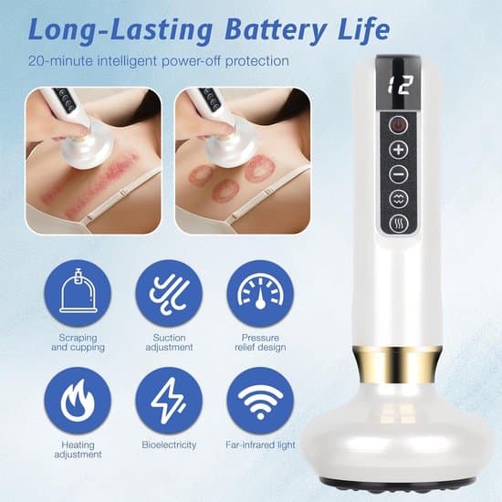 Cellulitmassageapparat - Anti-cellulitenhet - Koppningskoppar - Stimulerande