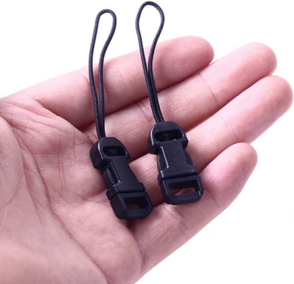 Kameramonteringsadaptere - Quick-Release Clips - Sikkert Udstyr - Universal Kompatibilitet - 20 Stykker - Sort