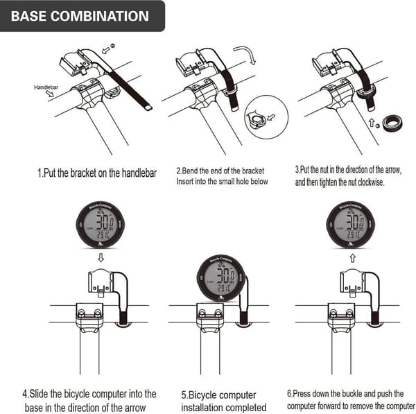 Cykelcomputer - Hastighedsmåler - Trådløs Cykelcomputer - Gadget