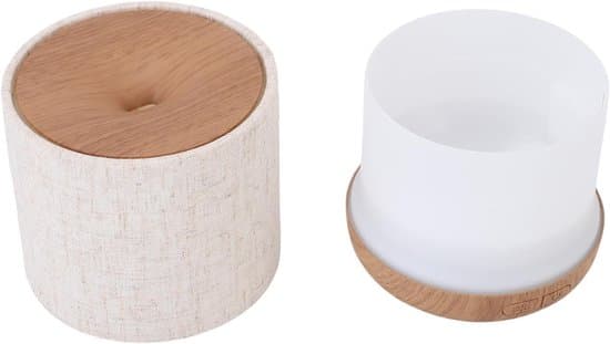Aromadiffuser - Æterisk Olie Diffuser - Luftfugter - Ultralyd Aromadiffuser - Natlampe - LED Belysning - 200 ml