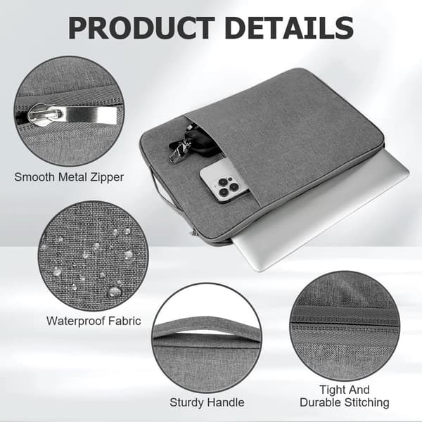 Solidchoice - Vandtæt Laptop Sleeve til 14 Tommer Laptops