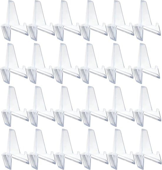 30 akryl udstillingsstandere til 4 cm minisamlinger