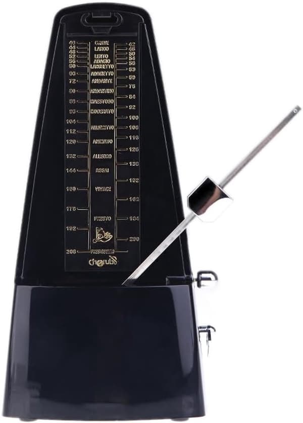 Mekanisk Metronom i Klassisk Sort Design til Musikere