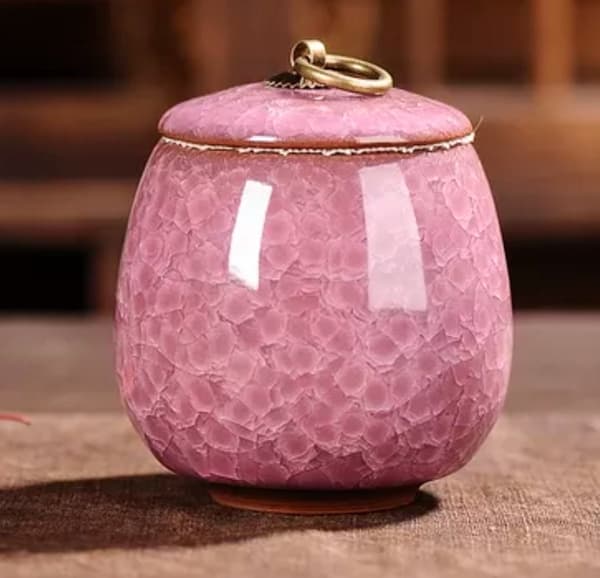 Mini Keramik Urne Gammel Rosa 170ml