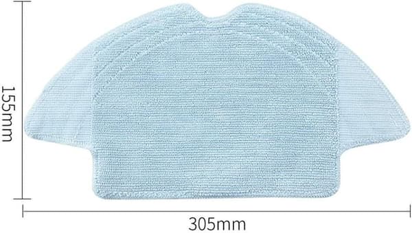 5 st moppdukar för 360 Sweeper S6 vattentank dammsugartillbehör