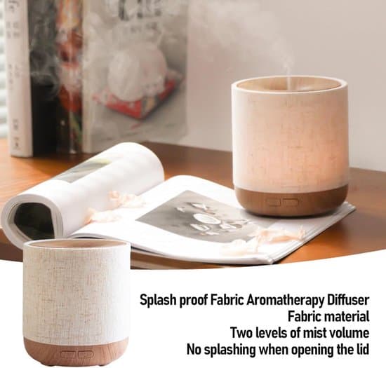 Aromadiffuser - Æterisk Olie Diffuser - Luftfugter - Ultralyd Aromadiffuser - Natlampe - LED Belysning - 200 ml