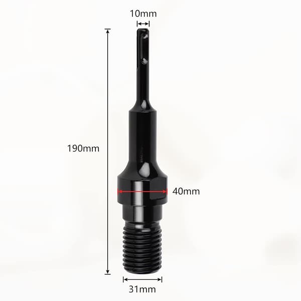 Velegnet til 1-1/4'' UNC gevindkernebor til SDS Plus adapter