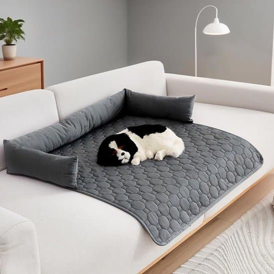 Kølende Sofaseng til Kæledyr, Vaskbar, Vandtæt, Velegnet til Hunde og Katte, 75 x 75 cm, Ideel til Fire Årstider, Køletæppe til Dyr
