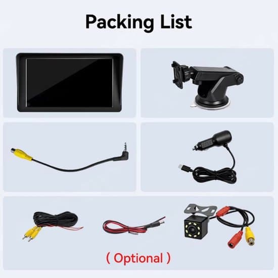 6-tums universell bilradio med kamera - för Android Auto & CarPlay - Linux-system - Bluetooth 5.0 - FM - SD - USB - 6-tums
