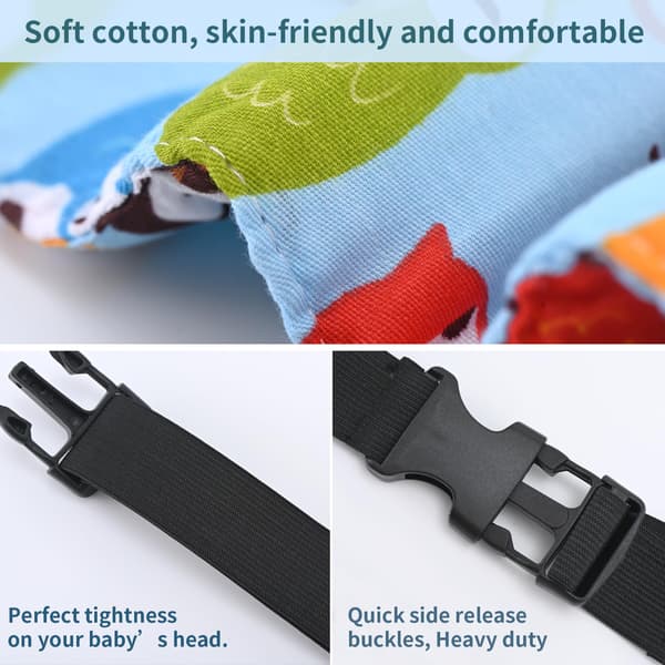 Nackstöd för bilbarnstol - Sömnrem för småbarn, nackstöd, 1-pack