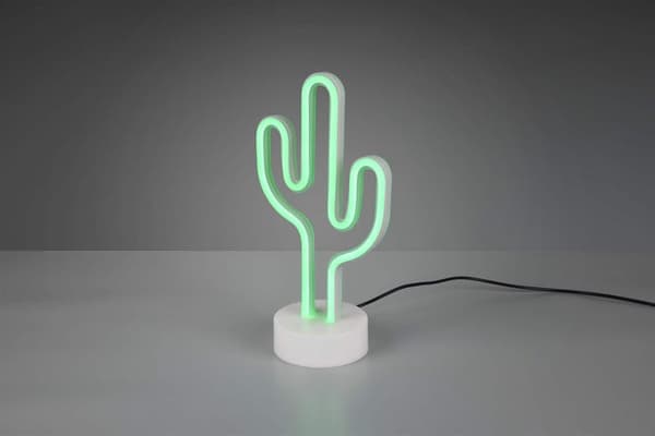 Sjov neon kaktus effektlampe