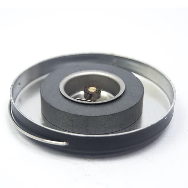 Magnetisk termometer för vedeldare och spisar, röd, 63 mm