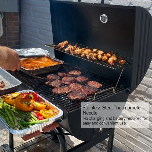 Grilltermometer Rustfrit Stål Grillværktøj BBQ Grilltermometer Temperaturmåler